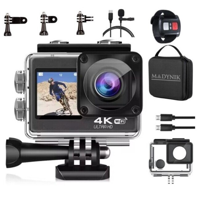 camera actiune 4K telecomandă