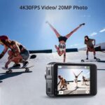 Camera de Acțiune Madynik™ 4K Ultra HD 30FPS – Ecran Color Dublu, Zoom Digital, Anti-Șoc, Telecomandă Impermeabilă, Microfon Extern - imagine 3