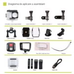 Camera de Acțiune Madynik™ 4K Ultra HD 30FPS – Ecran Color Dublu, Zoom Digital, Anti-Șoc, Telecomandă Impermeabilă, Microfon Extern - imagine 6