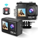 Camera de Acțiune Madynik™ 4K Ultra HD 30FPS – Ecran Color Dublu, Zoom Digital, Anti-Șoc, Telecomandă Impermeabilă, Microfon Extern - imagine 7