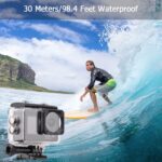 Camera de Acțiune Madynik™ 4K 60FPS – Ecran Dublu Touch 2"+1.3", WiFi, Unghi 170°, 2 Baterii, Geantă de Transport - imagine 3