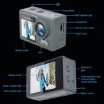 Camera de Acțiune Madynik™ 5K 30FPS Premium – Ecran Dublu Touch, WiFi, Unghi 170°, 2 Baterii, Geantă Transport - imagine 12
