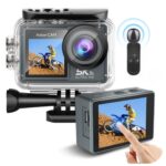 camera actiune 5K microfon wireless