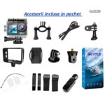 Camera de Acțiune Madynik™ 5K 30FPS cu Microfon Wireless – Ecran Dublu Touch, Unghi 170°, WiFi, Waterproof - imagine 3