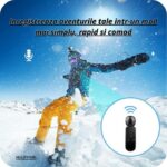 Camera de Acțiune Madynik™ 5K 30FPS cu Microfon Wireless – Ecran Dublu Touch, Unghi 170°, WiFi, Waterproof - imagine 8