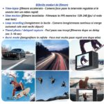 Camera de Acțiune Madynik™ 5K 30FPS cu Microfon Wireless – Ecran Dublu Touch, Unghi 170°, WiFi, Waterproof - imagine 13