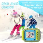 Camera de Acțiune pentru Copii Madynik™ HD 1080P – Ecran IPS 2", Rezistentă la Apă, Card 32GB, Albastru - imagine 10