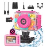 camera actiune copii roz
