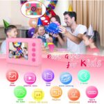 Camera de Acțiune pentru Copii Madynik™ HD 1080P – Ecran IPS 2", Rezistentă la Apă, Card 32GB, Roz - imagine 4