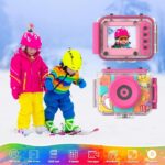 Camera de Acțiune pentru Copii Madynik™ HD 1080P – Ecran IPS 2", Rezistentă la Apă, Card 32GB, Roz - imagine 6