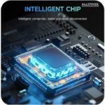 Boxă Portabilă Madynik™ Bluetooth 5.3, 4000 mAh – Impermeabilă IP54, TWS, Card MicroSD, USB-C, Lumini RGB, Negru - imagine 20