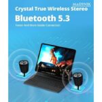 Boxă Portabilă Madynik™ Bluetooth 5.3, 4000 mAh – Impermeabilă IP54, Funcție TWS, MicroSD, USB-C, RGB, Negru (Model 2) - imagine 13