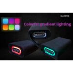 Boxă Portabilă Madynik™ Compactă, Bluetooth 5.3, 2000 mAh – IP54, TWS, MicroSD, USB-C, Lumini RGB, Gri - imagine 17
