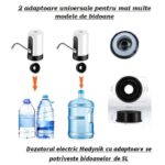 Dozator Electric de Apă Madynik™ cu 2 Adaptoare Universale – Portabil, Silențios, Baterie 1200 mAh, USB - imagine 7