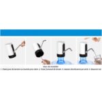 Dozator Electric de Apă Madynik™ cu 2 Adaptoare Universale – Portabil, Silențios, Baterie 1200 mAh, USB - imagine 6