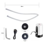 Dozator Electric de Apă Madynik™ cu 2 Adaptoare Universale – Portabil, Silențios, Baterie 1200 mAh, USB - imagine 2