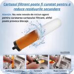 Filtru de Apă Potabilă Madynik™ cu Purificator Ceramic – Capacitate 6000 Litri, Carbon Activ Bacteriostatic, Montaj Simplu la Robinet - imagine 4