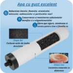 Filtru de Apă Potabilă Madynik™ cu Purificator Ceramic – Capacitate 6000 Litri, Carbon Activ Bacteriostatic, Montaj Simplu la Robinet - imagine 7