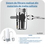 Filtru de Apă Potabilă Madynik™ cu Purificator Ceramic – Capacitate 6000 Litri, Carbon Activ Bacteriostatic, Montaj Simplu la Robinet - imagine 13