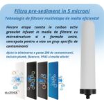 Filtru de Apă Potabilă Madynik™ cu Purificator Ceramic – Capacitate 6000 Litri, Carbon Activ Bacteriostatic, Montaj Simplu la Robinet - imagine 14