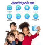 Aparat Foto Digital Madynik™ pentru Copii HD 1080P – Display IPS, Husă Silicon, Card 32GB, Stickere Incluse, Albastru - imagine 4