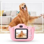 Aparat Foto Digital Madynik™ pentru Copii HD 1080P – Display IPS, Husă Silicon, Card 32GB, Stickere Incluse, Roz - imagine 11