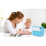 Aparat Foto pentru Copii Madynik™ cu Printare Instantă – HD 1080P, Ecran 2.4", Card 16GB, 3 Role Hârtie, Albastru-Alb - imagine 12