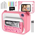 aparat foto copii printare instant roz