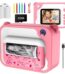 aparat foto copii printare instant roz