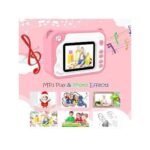 Aparat Foto pentru Copii Madynik™ cu Printare Instantă – HD 1080P, Ecran 2.4", Card 16GB, 3 Role Hârtie, Roz-Alb - imagine 15