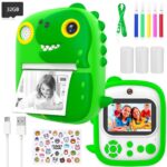 Aparat Foto Madynik™ pentru Copii cu Selfie și Printare Instant – Dual Lens, Zoom 8x, HD 1080P, Ecran 2.4", Card 32GB - imagine 2