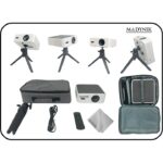 Videoproiector Madynik™ Full HD 1080P, 600 ANSI Lumeni – WiFi 6, Bluetooth, Android 11, 2 Difuzoare, Trepied Inclus - imagine 12