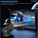 Videoproiector Smart Madynik™ cu WiFi 6 și Bluetooth 5.0 – Android 11, Proiecție LED până la 130", Rotație 180° - imagine 7