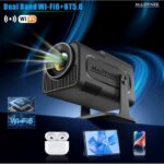 Videoproiector Smart Madynik™ cu WiFi 6 și Bluetooth 5.0 – Android 11, Proiecție LED până la 130", Rotație 180° - imagine 8