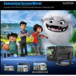 Videoproiector Smart Madynik™ cu WiFi 6 și Bluetooth 5.0 – Android 11, Proiecție LED până la 130", Rotație 180° - imagine 12