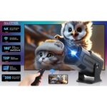 Videoproiector Smart Madynik™ cu WiFi 6 și Bluetooth 5.0 – Android 11, Proiecție LED până la 130", Rotație 180° - imagine 13