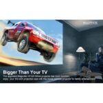 Videoproiector Smart Madynik™ cu WiFi 6 și Bluetooth 5.0 – Android 11, Proiecție LED până la 130", Rotație 180° - imagine 14