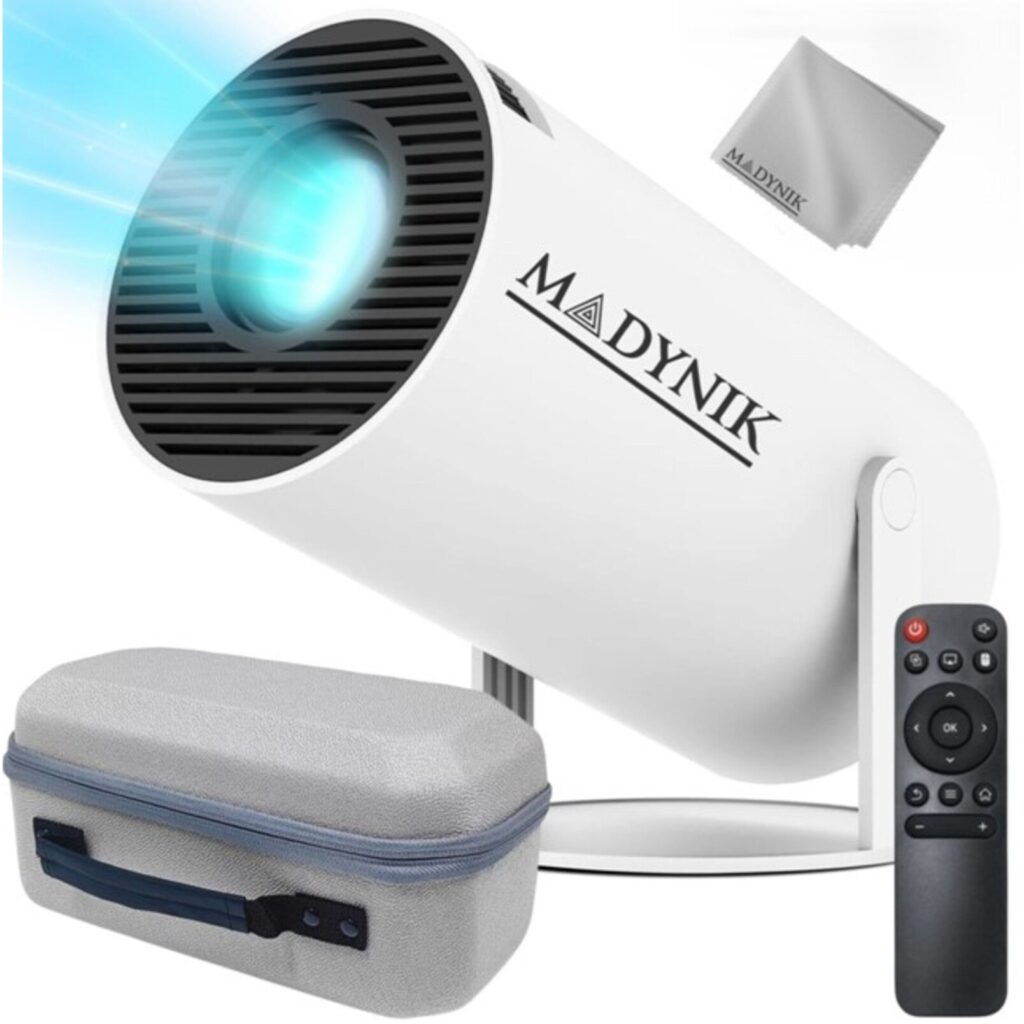 videoproiector smart alb WiFi 6